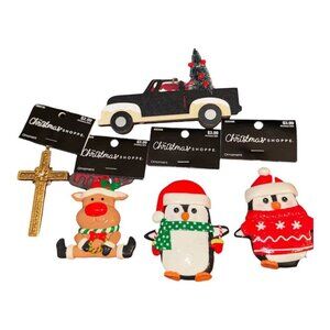 NEW NWT Bundle of 5 Christmas Tree Holiday Ornaments from Hobby Lobby